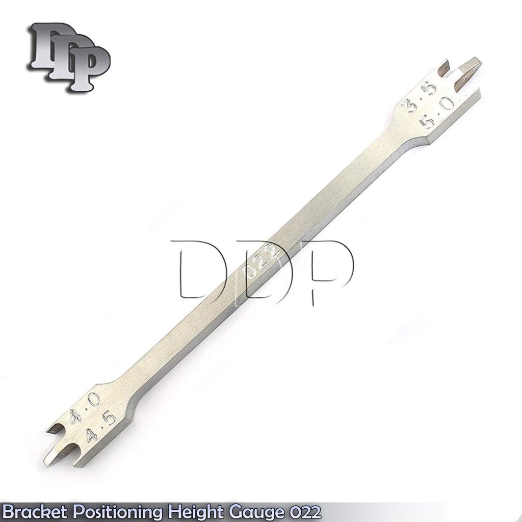 X3 Dentists Orthodontic Wick Bracket Height Gauge Wick Type Positioning Tool