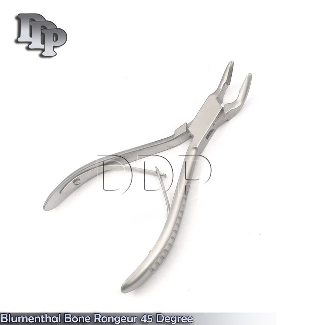 1 Piece Of Blumenthal Bone Rongeur 45 Degree 5.5" Surgical Dental Instruments