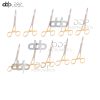 10 T/C Baby Olsen Hegar Needle Holder 4.50" Surgical Dental 4.50" 4.5" 4.5