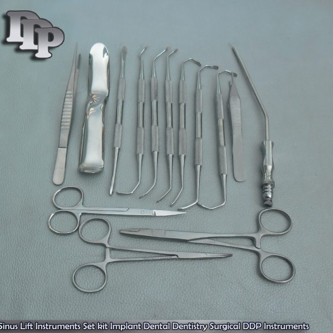 15 Sinus Lift Instruments Set Kit Implant Dental Dentistry DS-875
