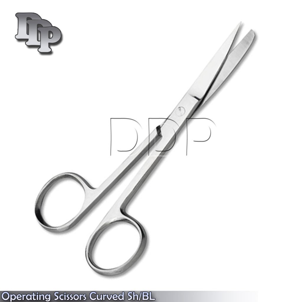 2 Operating Dissecting Scissor 6" Sharp Blunt Curved Surgical Instruments
