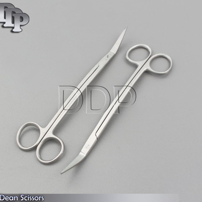 2 Pcs. Dental Dean Scissors 17cm, Dental Surgical Medical Instruments