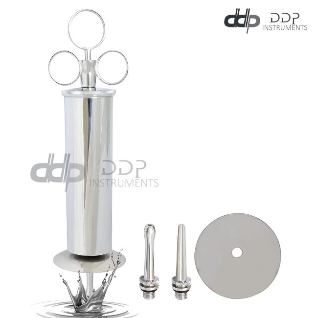 2oz Ear Syringe Wax Remover Brass Surgical Veterinary Instruments