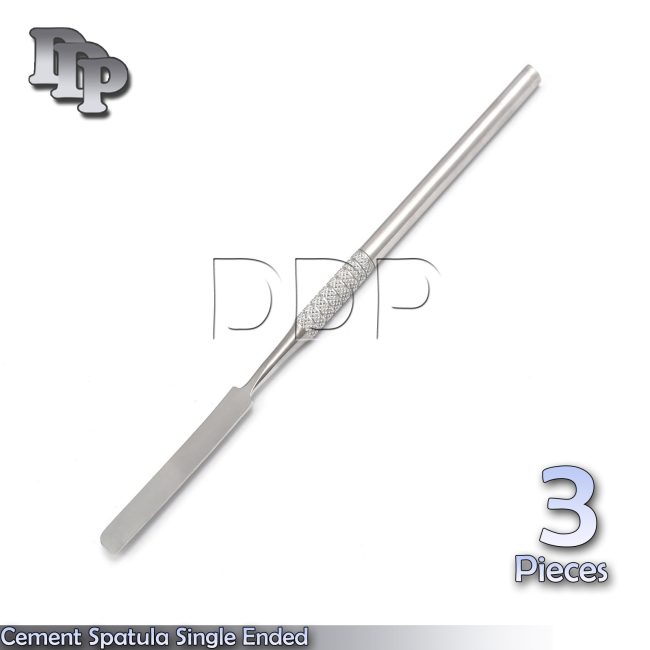 3× Dental Cement Mixing Spatulas 17cm Lab Wax Modelling Instruments