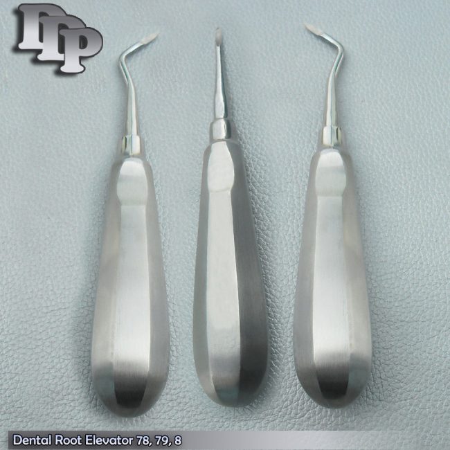 3 Dental Elevator # 78, 79, 80 Surgical Instruments
