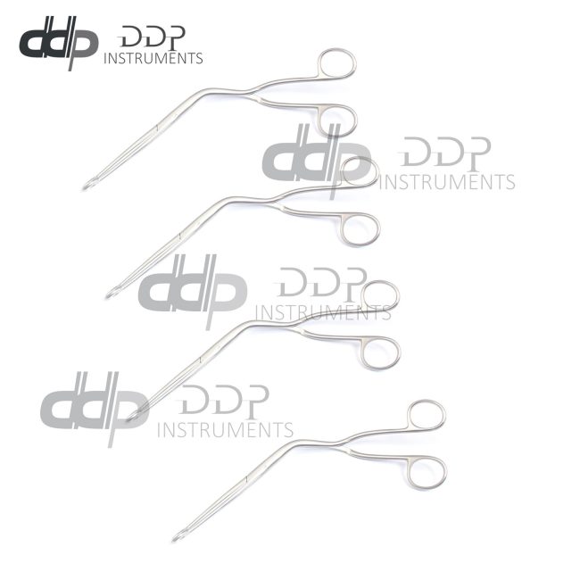 4 Pieces Of  MAGILL Endotracheal Cath, Forceps 6" INFANT Size Instruments