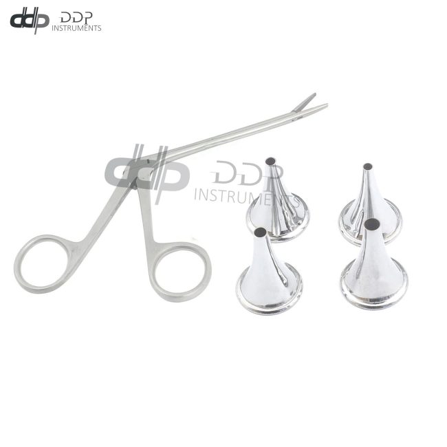 4pc Set Ear Speculum Micro Alligator 3" ENT Nasal Instruments
