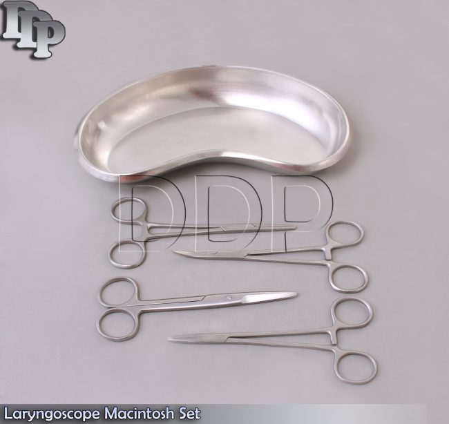 5 Pcs Medical Instruments Stainless Steel Tray, DS-645