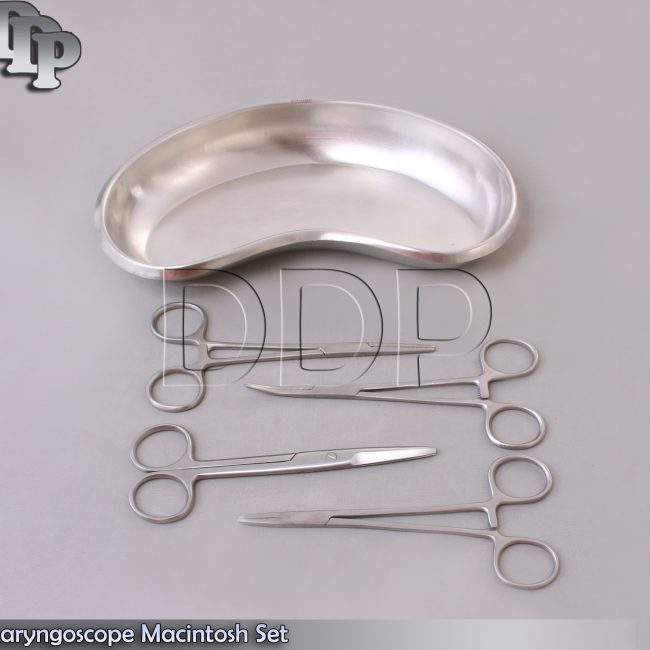 5 Pcs Medical Instruments Stainless Steel Tray, DS-645