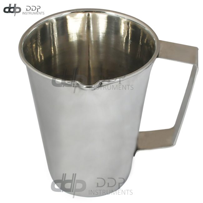 500ml Stainless Steel Metal Lab Beaker Measuring Cup With Inner Scale