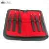 6 Pcs Nail Art Tweezers Anti-static Kit For Eyelash Extension, Jewelry-making