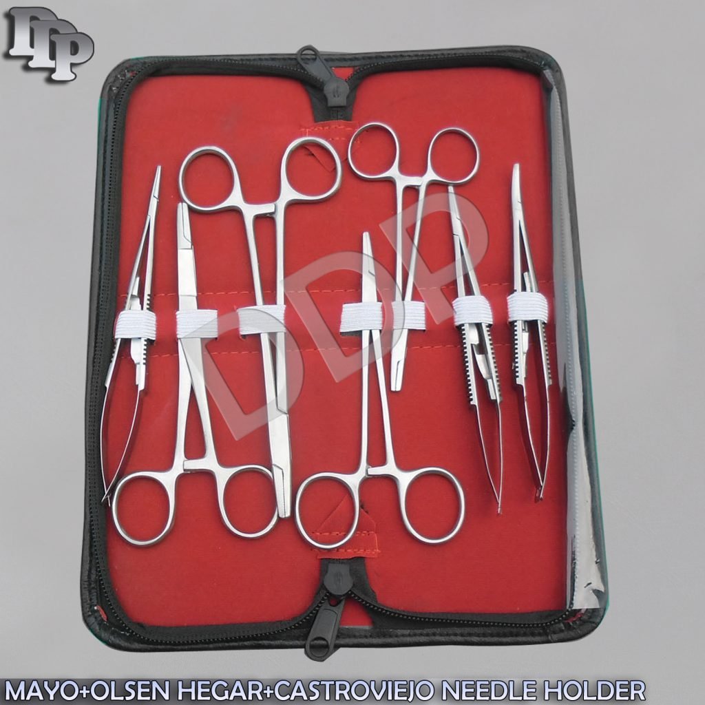 7 O.R GRADE MAYO+OLSEN HEGAR+CASTROVIEJO NEEDLE HOLDER