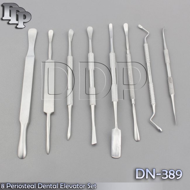 8 PERIOSTEAL DENTAL ELEVATOR SET SURGICAL INSTRUMENTS DN-389