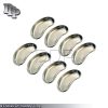 8 Pieces Of  Kidney Tray 10" Surgical Veterinay Holloware Instruments