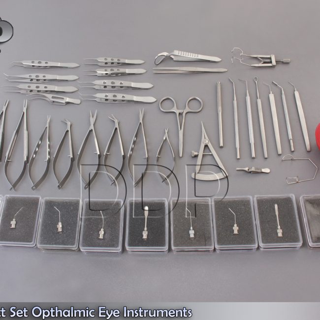 Cataract Set Of 40 Pieces Opthalmic Eye Instruments EY-024