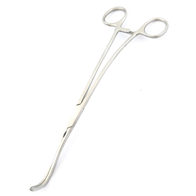 DeBakey Beck Infant Aorta Clamp 9.5'' Angled Atraumatic jaw  SR-683