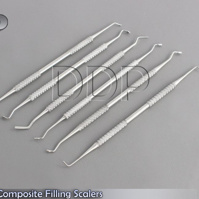 Dental Composite Filling Scalers Instruments Double Ended Set of 6 pieces PR-109