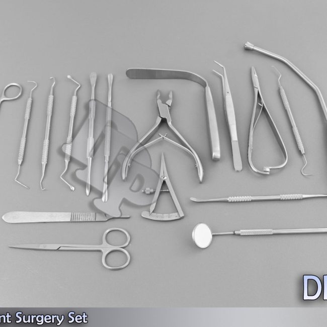 Dental Implant Surgery Set of 18 Pcs Surgical Instruments DN-396