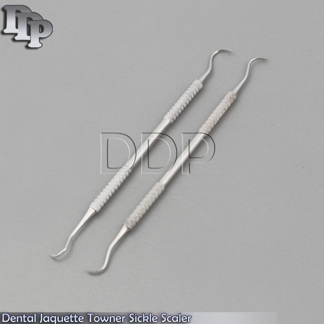 Dental Jaquette Towner Anterior Sickle Scalers Calculus Remover Hygiene Tools