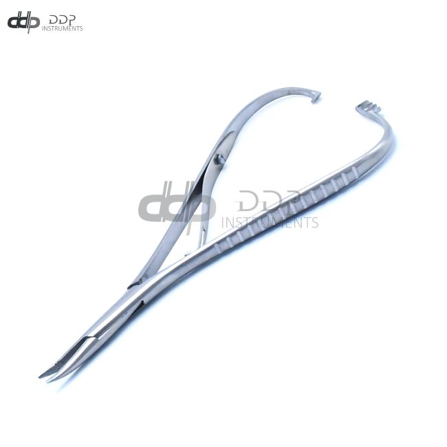 Dental Mathieu Needle Holder Forceps Curved Smaha Tip Orthodontic Plier DN-2310
