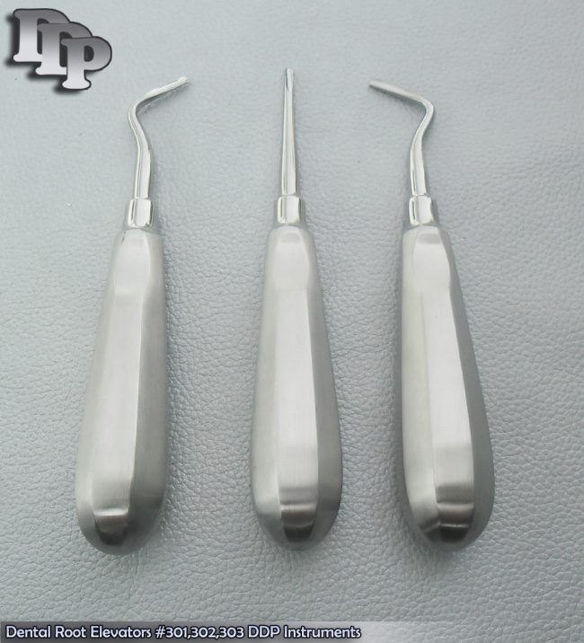 Dental Root Elevators #301,302,303 DDP Instruments