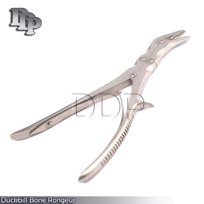 ECHLIN Duckbill Rongeur 9.00" 22.9cm Double Action ANGLED SURGICAL INSTRUMENTS
