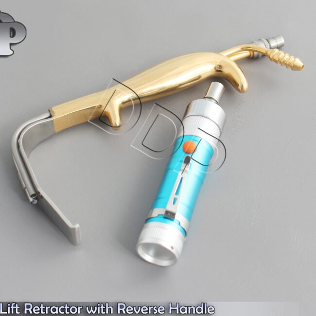 Face Lift Retractor(Blade 10cmx25mm) with Reverse Handle plastic surgery ,BST-03