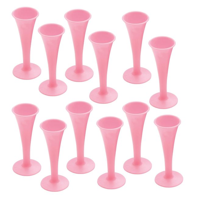 Lot Of 12 Pcs Pinard Fetal Stethoscope Pink Color Plastic Surgical Medical Inst
