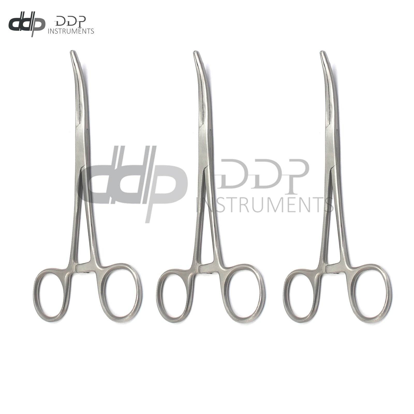 Lot Of 3 Pieces Carmalt Forceps 8" Curved Surgical Instrument Stainless Steel