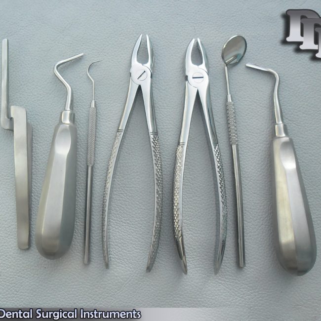 Lot of 7 Pcs-Basic Dental Surgical Instruments
