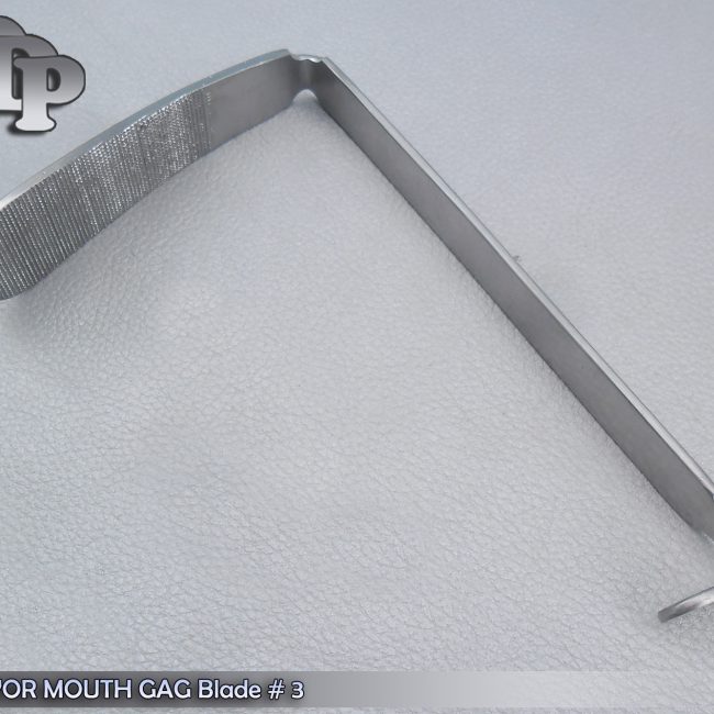 McIVOR MOUTH GAG Blade # 3 Surgical Dental ENT Tonsil Instruments