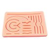 Medi Skin Suture Practice Silicone Pad Wound Simulated Surgical Training DS-1365