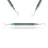 Multi Rainbow Coated Dental Explorer 23/17A  Double Ended Hollow Handle DN-2478