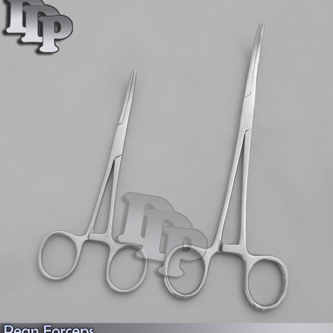 New 2pc Set 7" + 10" Curved Hemostat Forceps Locking Clamps Stainless Steel