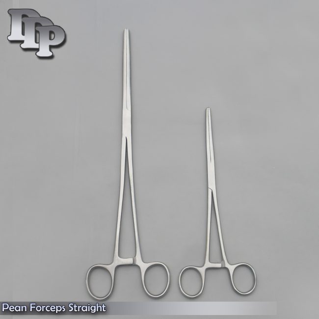 New 2pc Set 8" + 16" Straight Hemostat Forceps Locking Clamps Stainless Steel