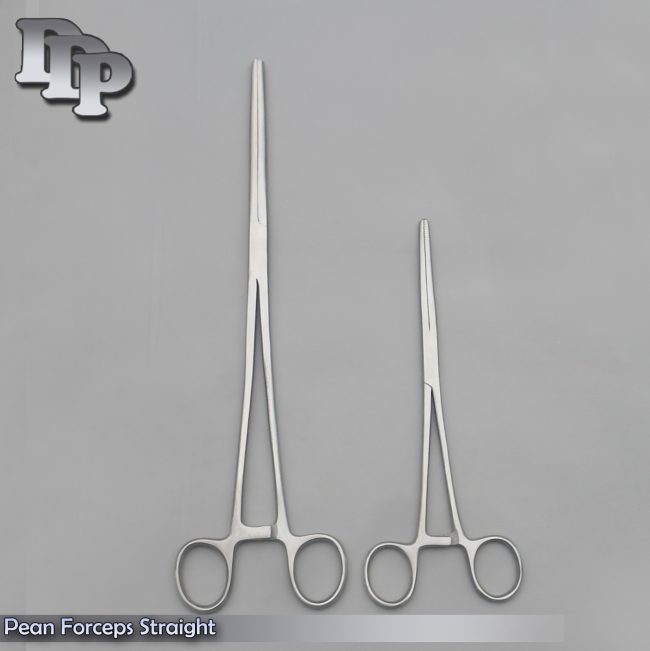 New 2pc Set 8" + 16" Straight Hemostat Forceps Locking Clamps Stainless Steel