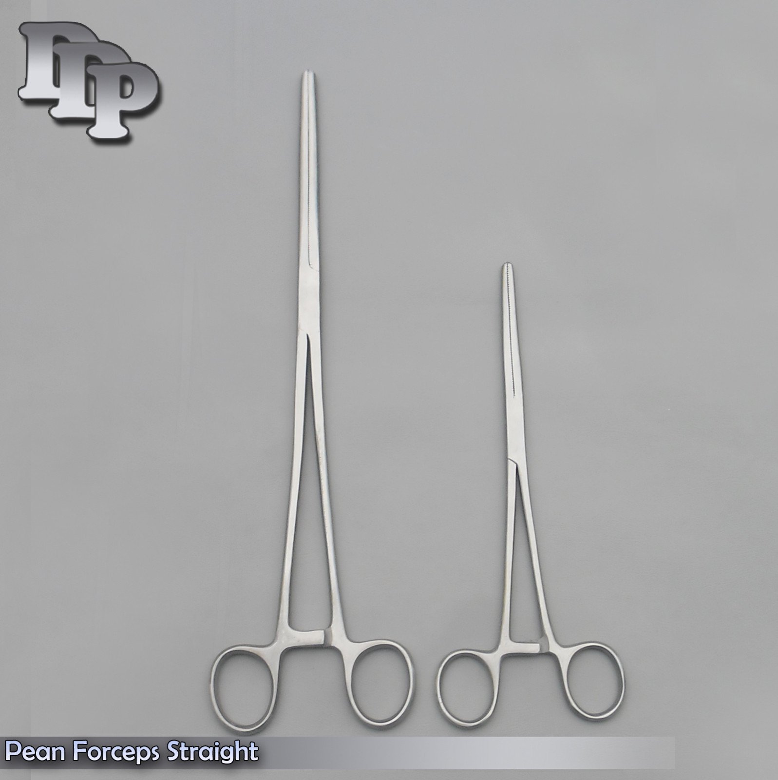 New 2pc Set 8" + 16" Straight Hemostat Forceps Locking Clamps Stainless Steel
