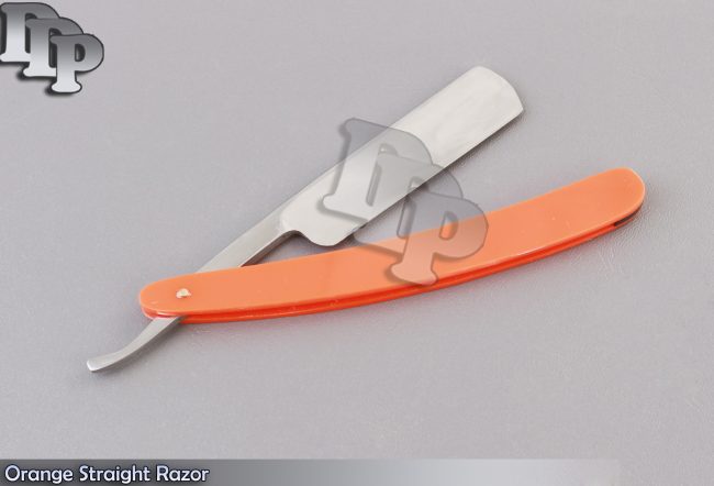 Orange Straight Razor first Quality carbon steel BTS-707