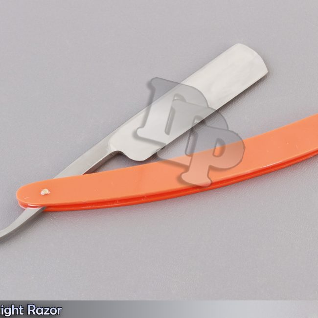Orange Straight Razor first Quality carbon steel BTS-707