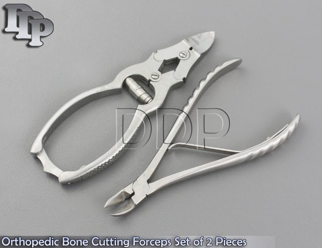 Orthopedic Bone Cutting Forceps Bone Surgery Instruments Set of 2 Pieces