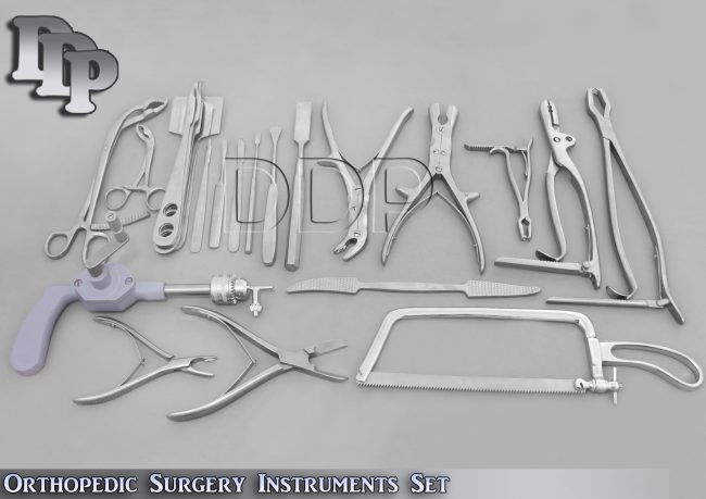 Orthopedic Surgery Instruments Set Bone dril Bone saw