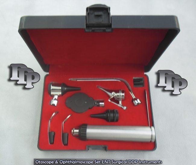 Otoscope & Ophthalmoscope Set ENT Surgical Instruments WIth Beautiful Box NT-950