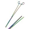 Pean Hemostat Locking Forceps 20" Straight Multi Color Surgical Inst DS-2464