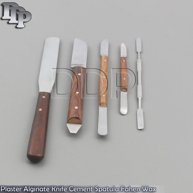 Plaster Alginate Knife Cement Spatula Fahen Wax Knife Lab Mixing Hand Tools Kit