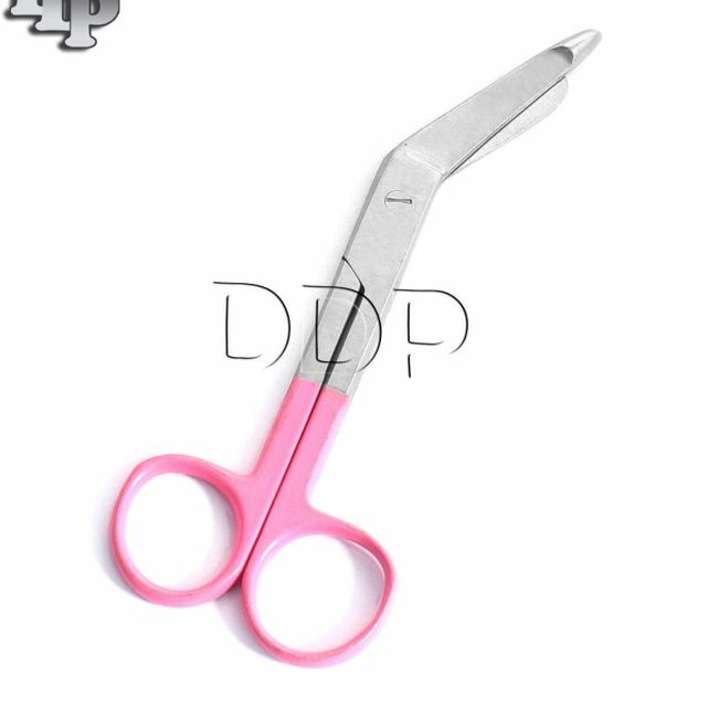 Premium 1 Pcs Lister Bandage Nurse Scissors Medical Surgical Instruments-Pink