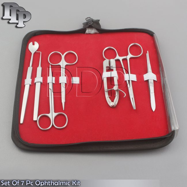 SET OF 7 PC  MINOR MICRO SURGERY OPHTHALMIC INSTRUMENT KIT DS-911