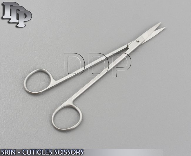 SKIN - CUTICLES SCISSORS 4.5'' SUPREME QUALITY STR