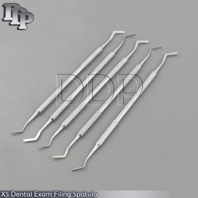 Set Of 5 Dental Heidman Cement Mixing Spatulas 2mm Cement Spatulas New Tools