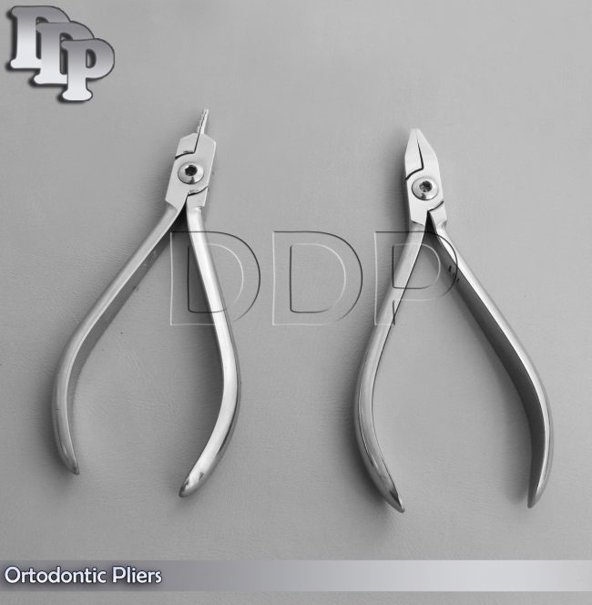 Set of 2 Adams Pliers & Nance Loop Forming Plier Orthodontic Instruments Set