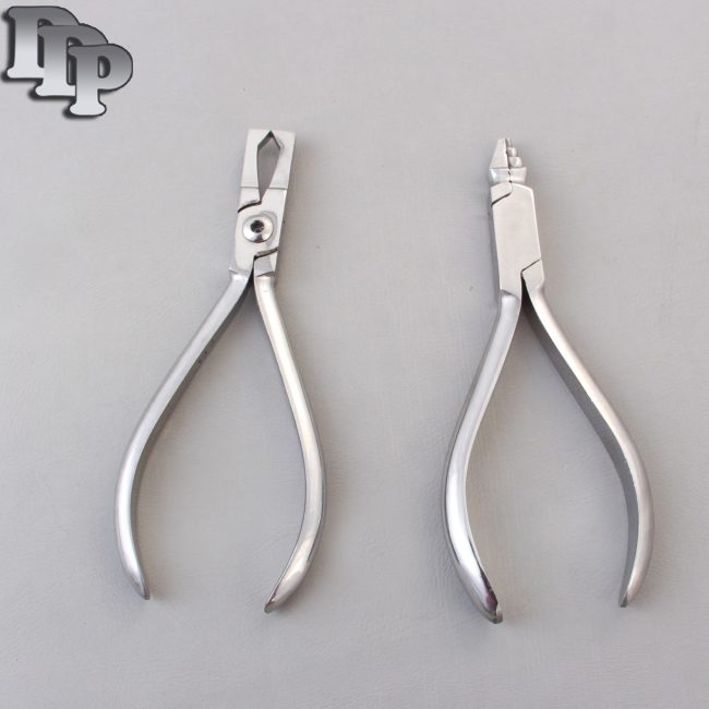 Set of 2 Young Plier & Bracket Remover Plier Straight Orthodontic Instruments